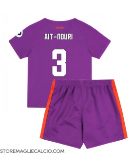 Wolves Rayan Ait-Nouri #3 Maglia Gara Terza Repliche 2024-25 Bambino Maniche Corte